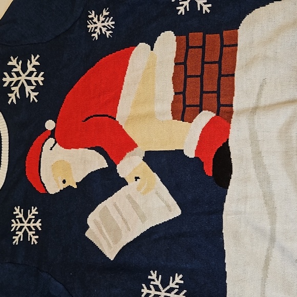 Tipsy Elf "ugly Christmas sweater " pooping Santa size M - Picture 6 of 11